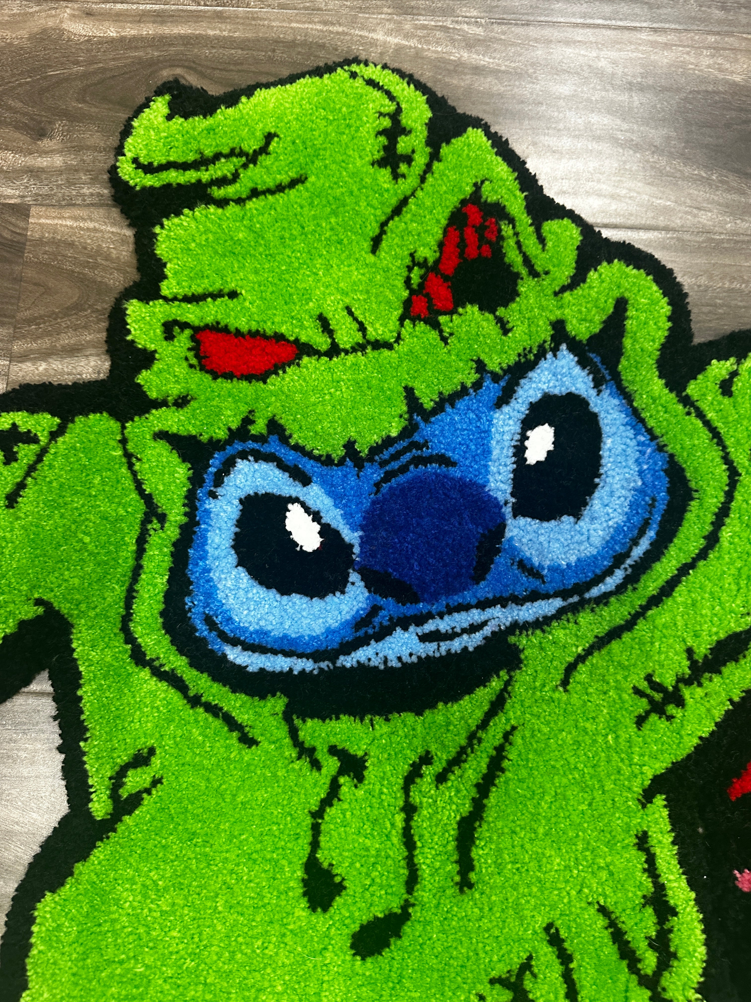 Oogie Boogie Stitch rug