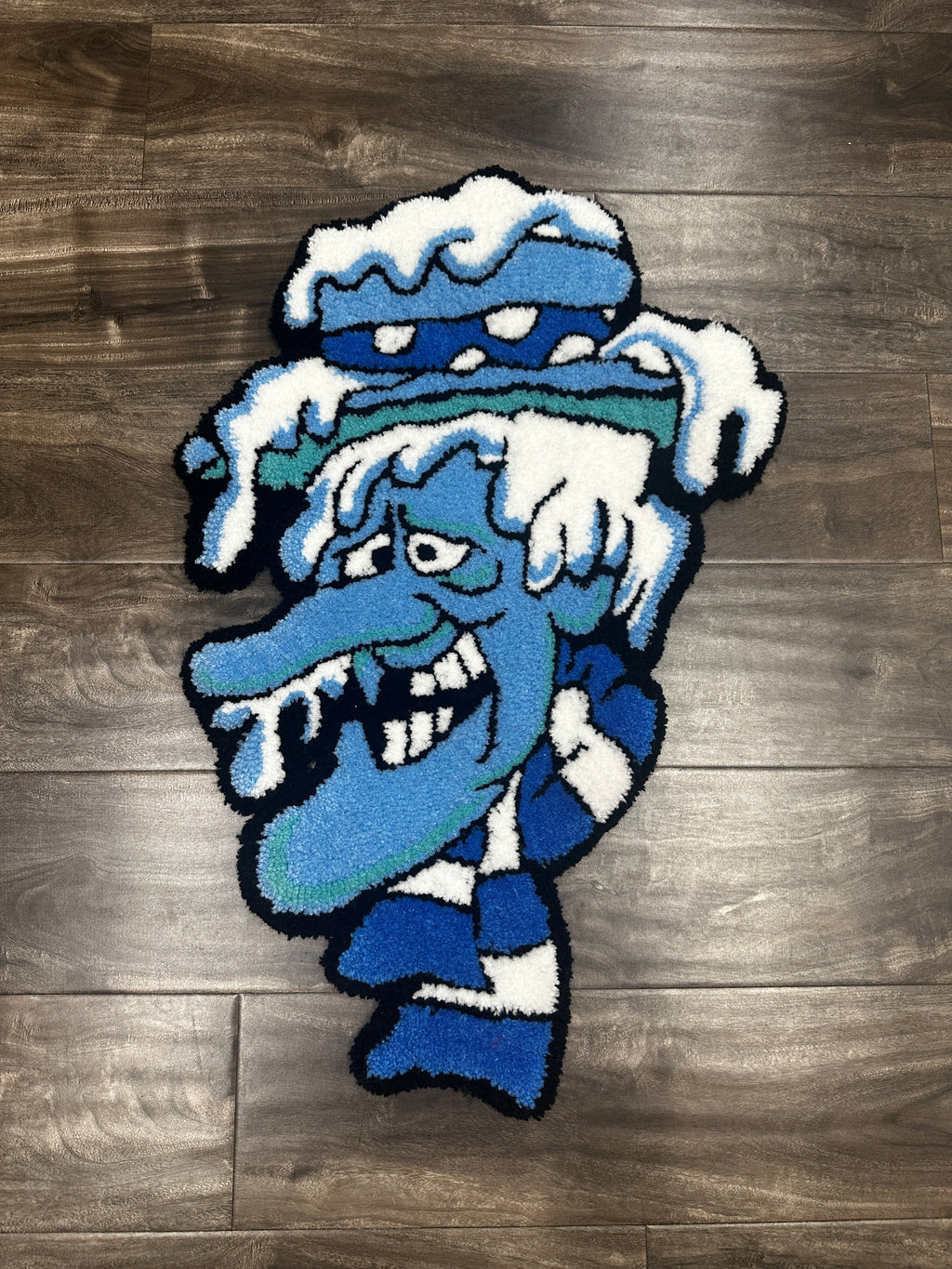 Snow Miser tufted rug