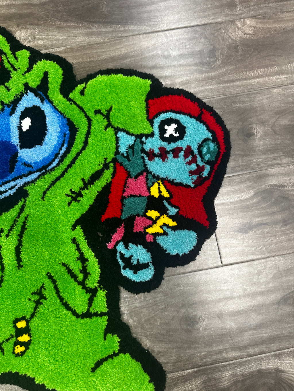 Oogie Boogie Stitch rug