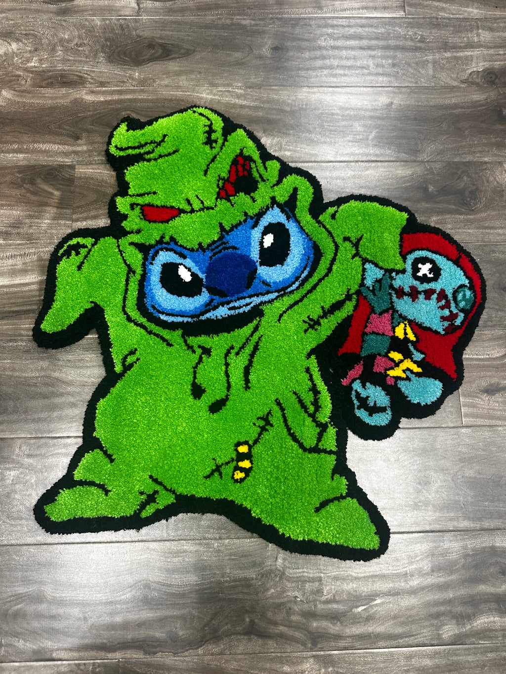 Oogie Boogie Stitch rug