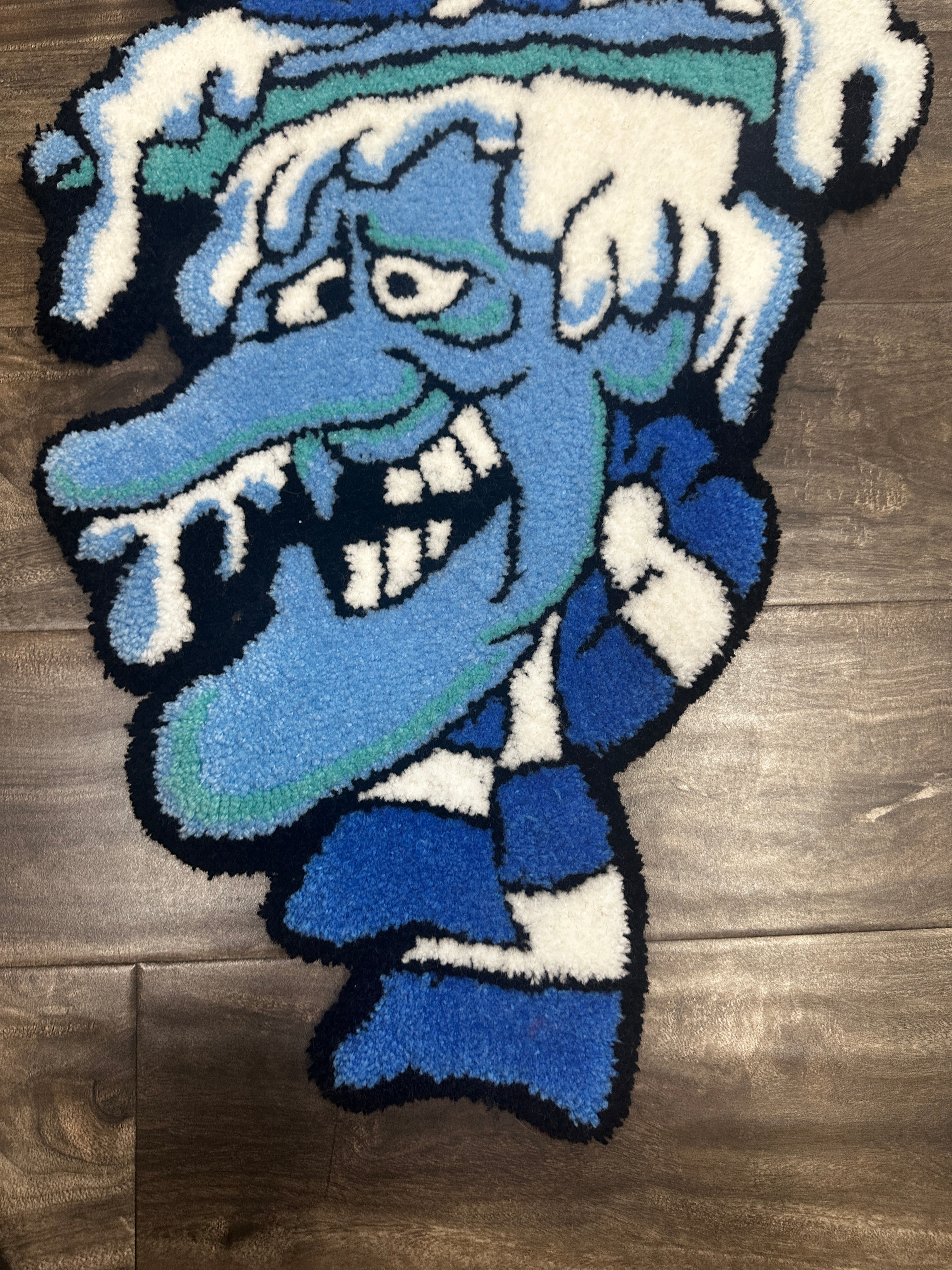 Snow Miser tufted rug