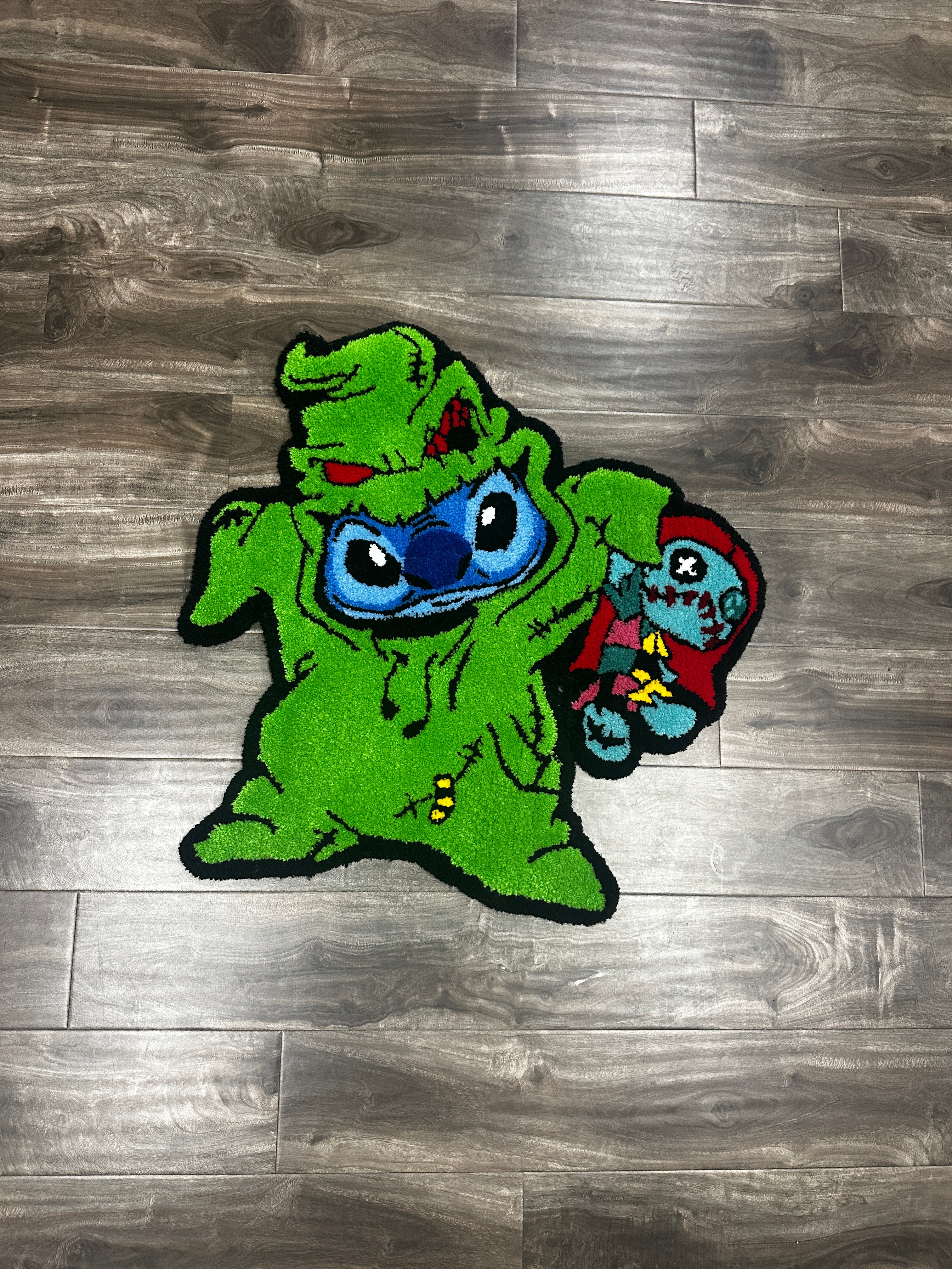 Oogie Boogie Stitch rug