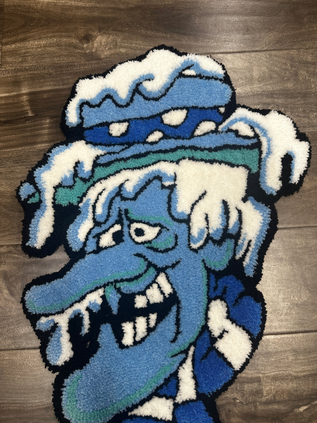 Snow Miser tufted rug