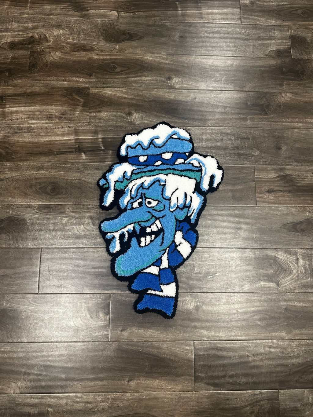Snow Miser tufted rug