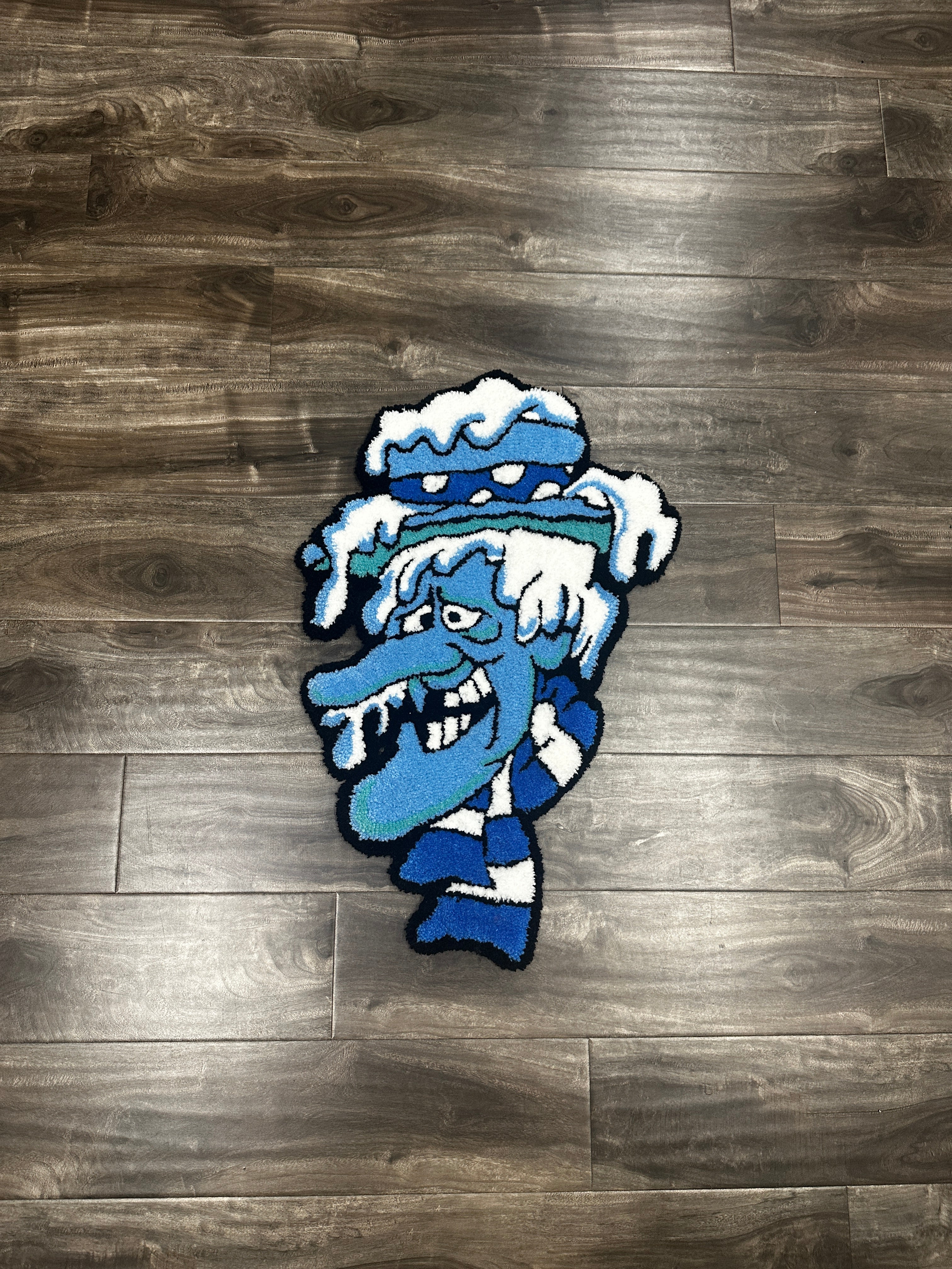 Snow Miser tufted rug