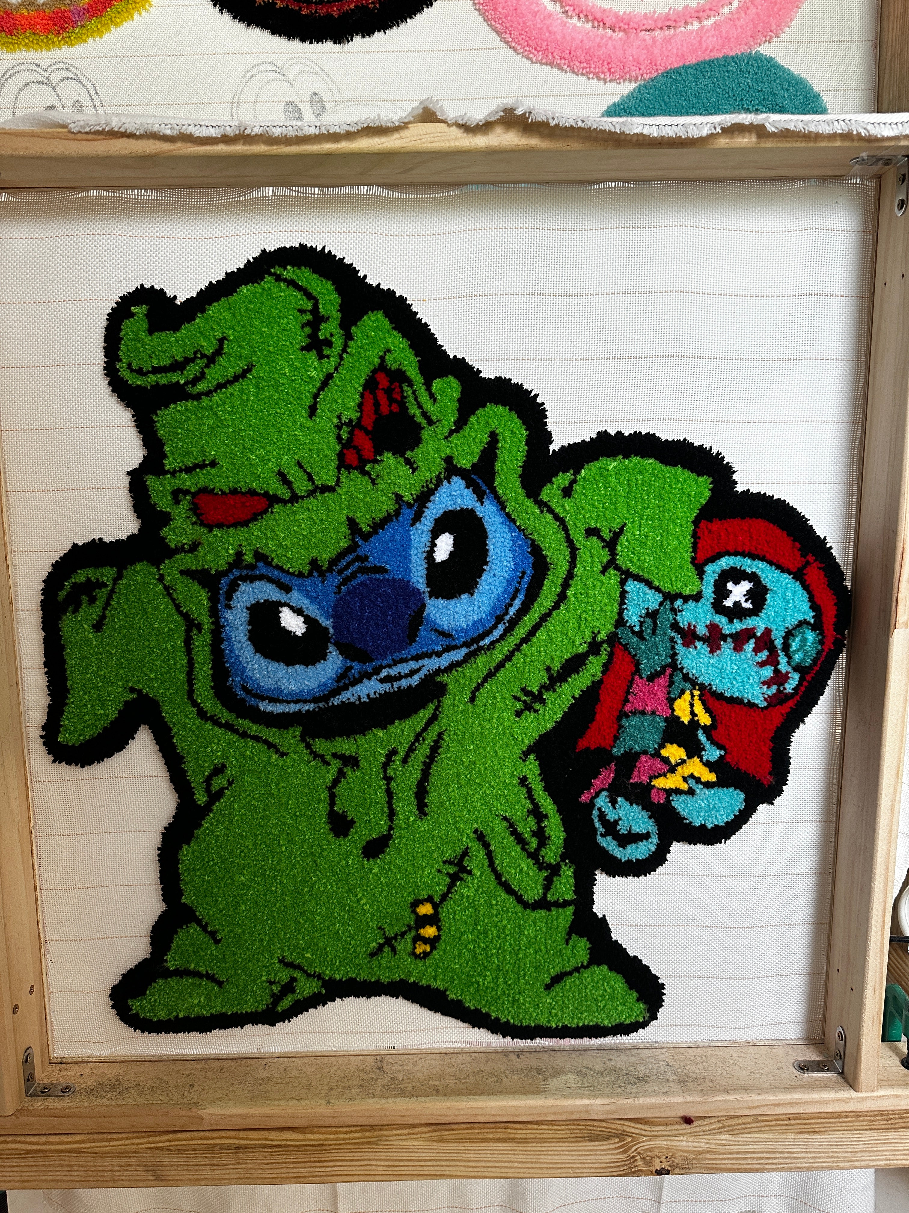 Custom 2x2 tufted rug